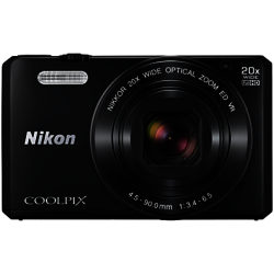 Nikon COOLPIX S7000 Digital Camera, 16MP, HD 1080p, 20x Optical Zoom, Wi-Fi, NFC, 3 LCD Screen